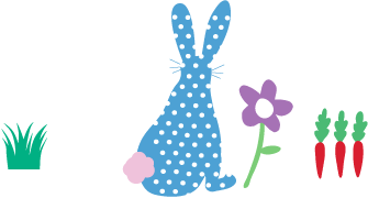 Piccalilly Dotty Bunny Footer Image